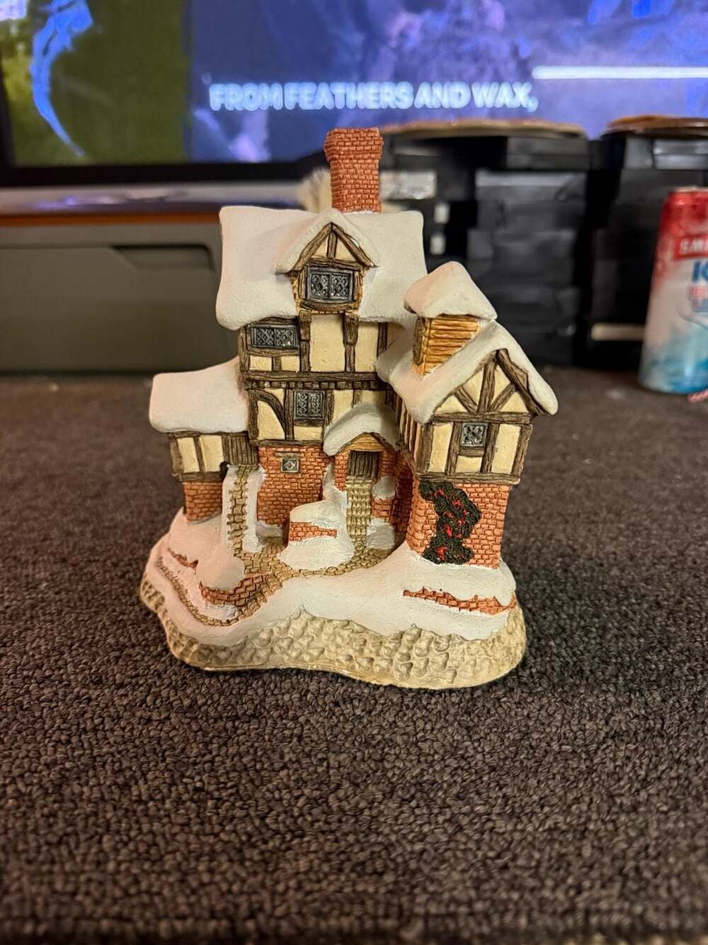 David Winter Cottages Ebenezer Scrooge's Counting House Special Christmas 1987 F